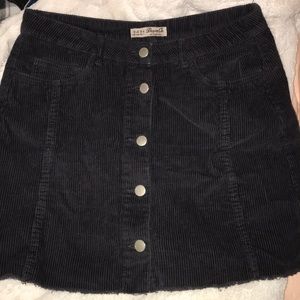 3/$20 Black Corduroy Skirt